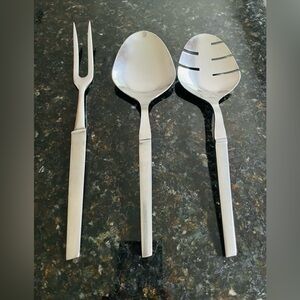 Arthur Salm 3 piece stainless steel serving set